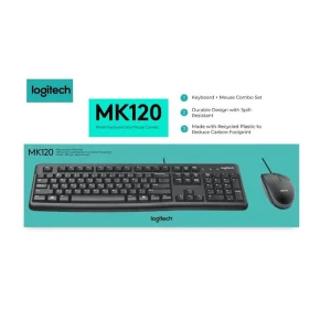 کیبورد و موس لاجیتک LOGITECH MK120 (گارانتی اصلی)