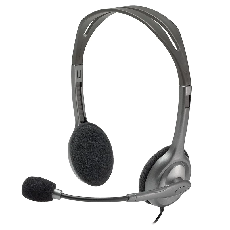 هدفون میکروفون دار-تک فیش -لاجیتک LOGITECH H111 (گارانتی اصلی)