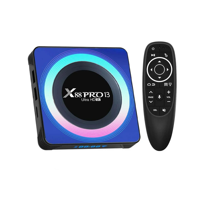 اندروید باکس X88 Pro 13 4GB 64GB (new blue)