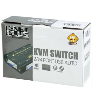 کی وی ام سوئیچ ۲ پورت VGA کی نت پلاس K-NET PLUS