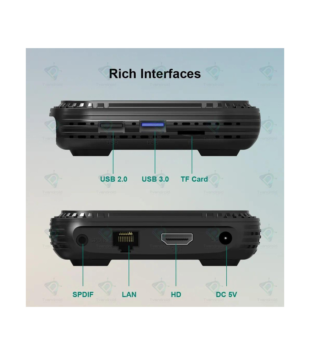 اندروید باکس HK1 RBOX H728 H8x 4GB 64GB - Image 3