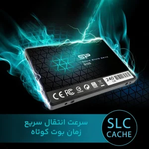 اس اس دی اینترنال SATA3.0 سیلیکون پاور SILICON POWER Slim S55 ظرفیت ۲۴۰ گیگابایت