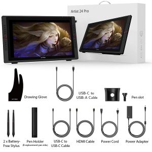 مانیتور طراحی ایکس پی پن 4K XP-Pen Artist Pro 24 Gen 2 (جدید و ارتقایافته با ریموت کنترل) (گارانتی اصلی)