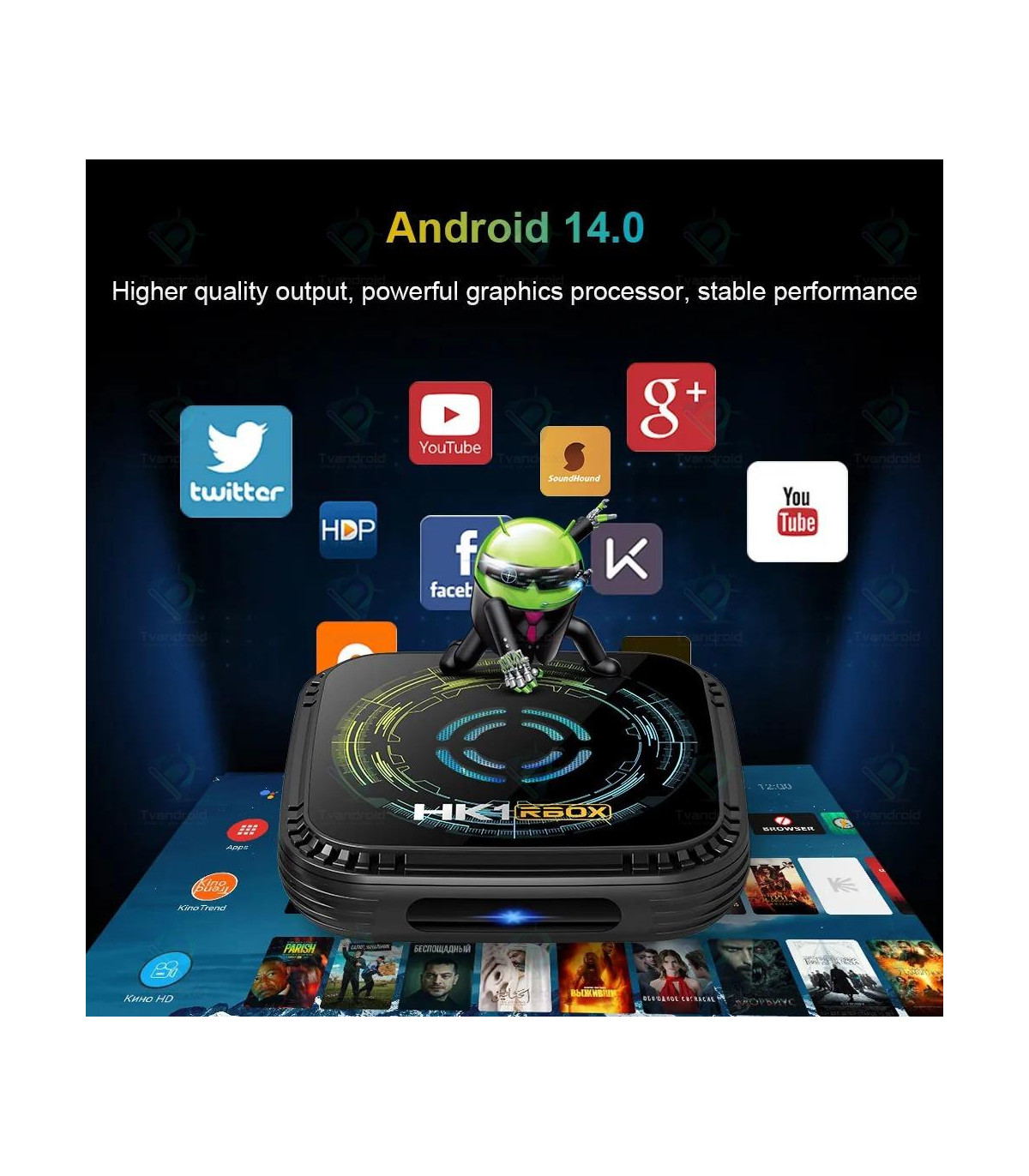 اندروید باکس HK1 RBOX H728 H8x 4GB 32GB - Image 5