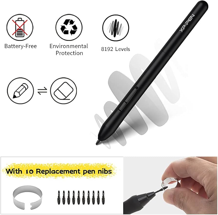 قلم یدکی اورجینال ایکس پی پن XP-PEN Deco Fun - Image 2