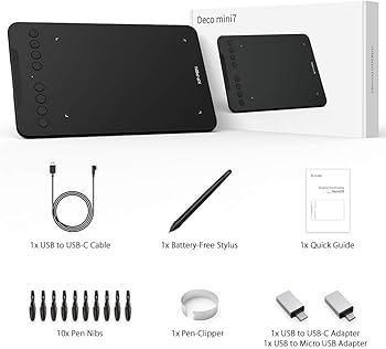 قلم نوری ایکس پی پن xp pen deco mini 7 (۱۲ماه گارانتی شرکتی) - Image 2