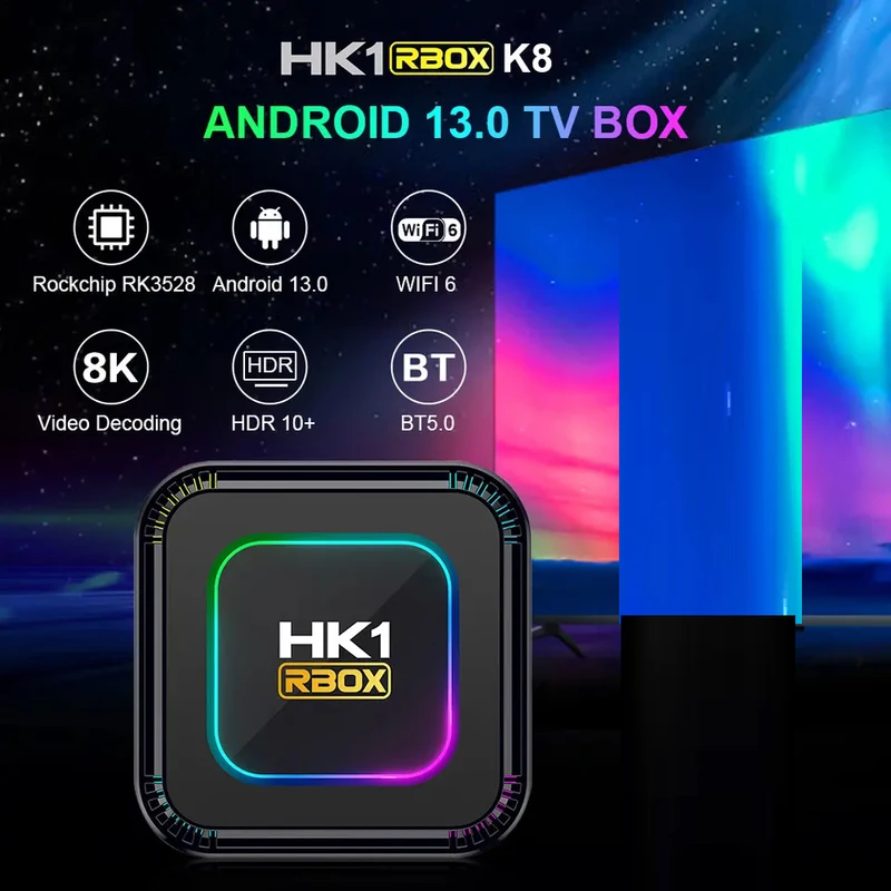 اندروید باکس HK1 K8 4GB 64GB - Image 2