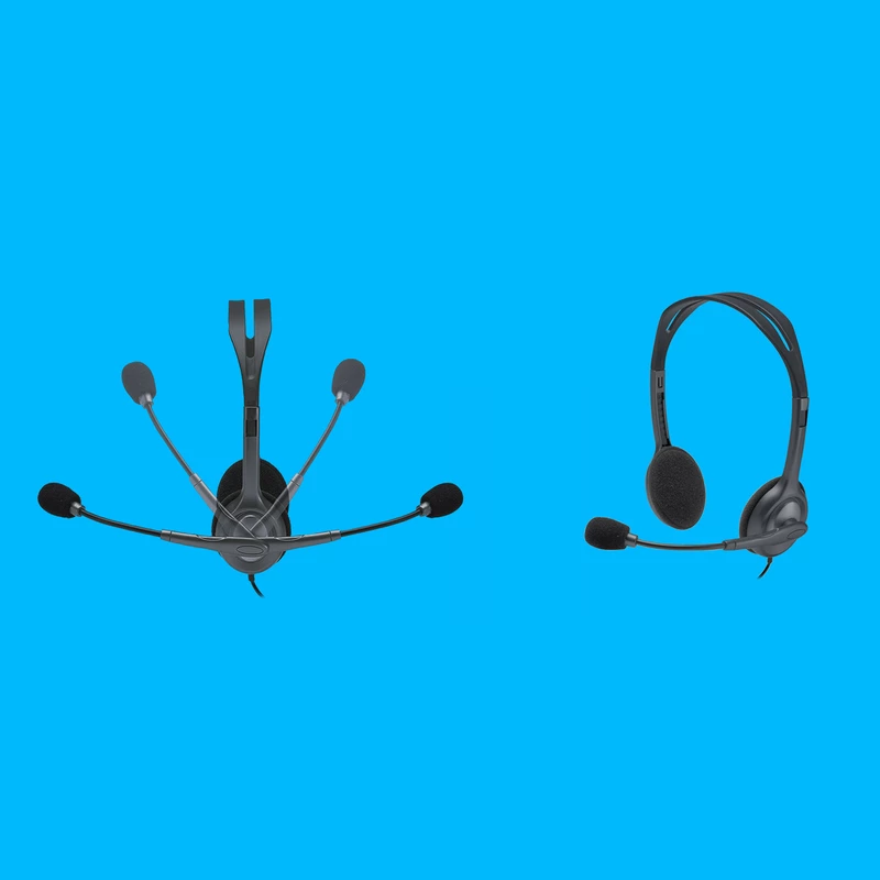 هدفون میکروفون دار-تک فیش -لاجیتک LOGITECH H111 (گارانتی اصلی) - Image 2