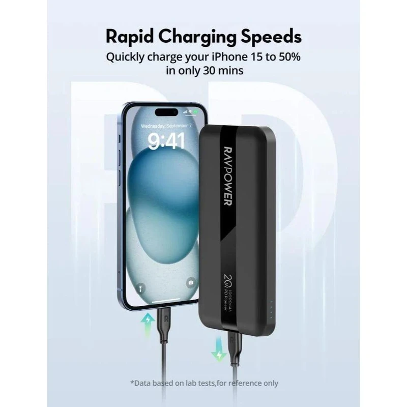 پاوربانک راوپاور RAVPOWER RP-PB1236 ظرفیت 10000 میلی آمپر (گارانتی آواژنگ) - Image 2