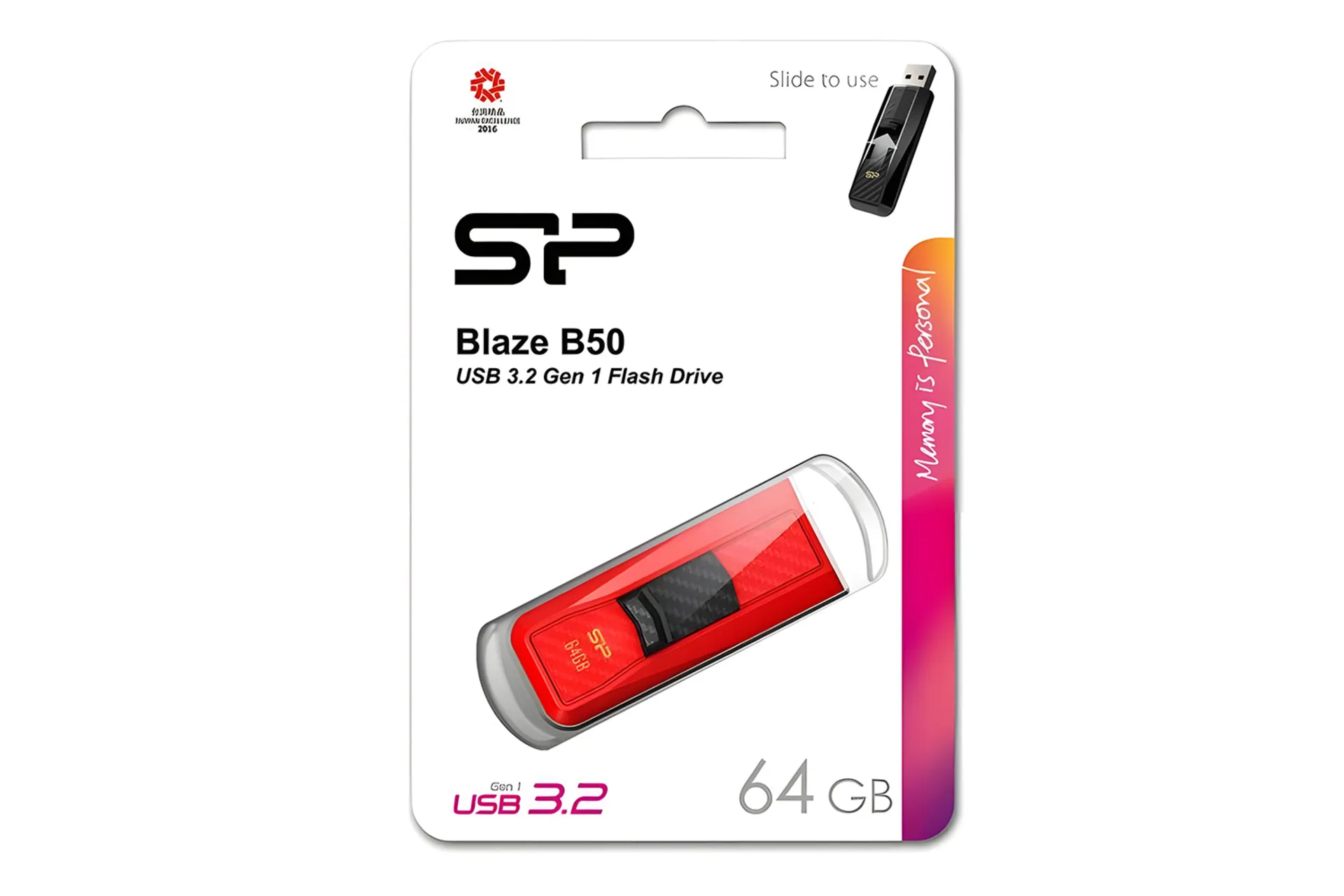 فلش مموری Silicon power مدل BLAZE B50 ظرفیت 64 گیگابایت - Image 2