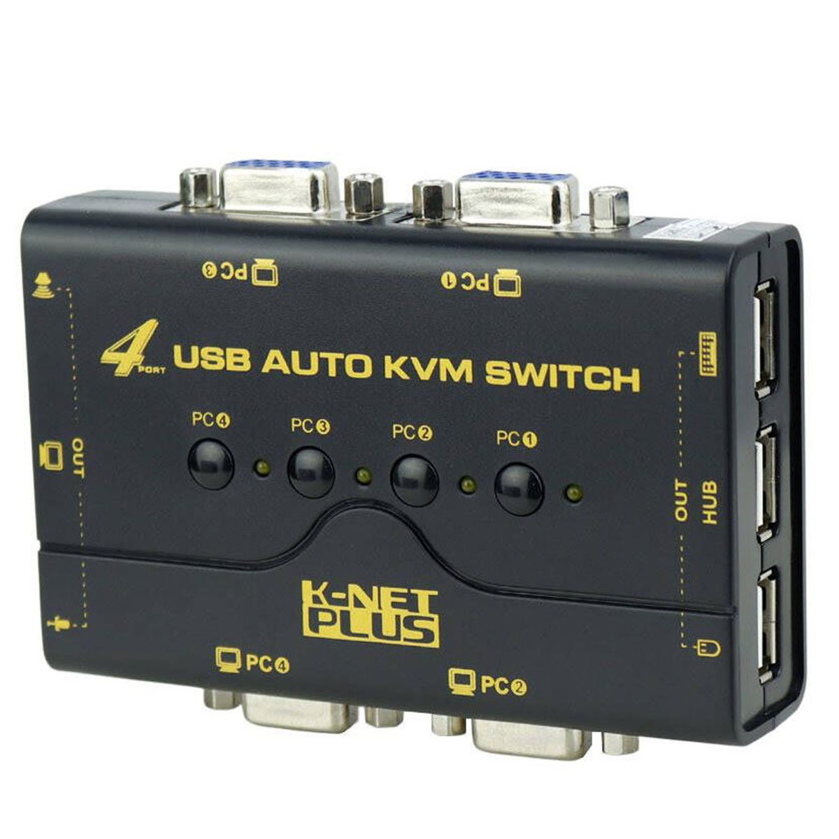 کی وی ام سوئیچ 4 پورت VGA کی نت پلاس K-NET PLUS