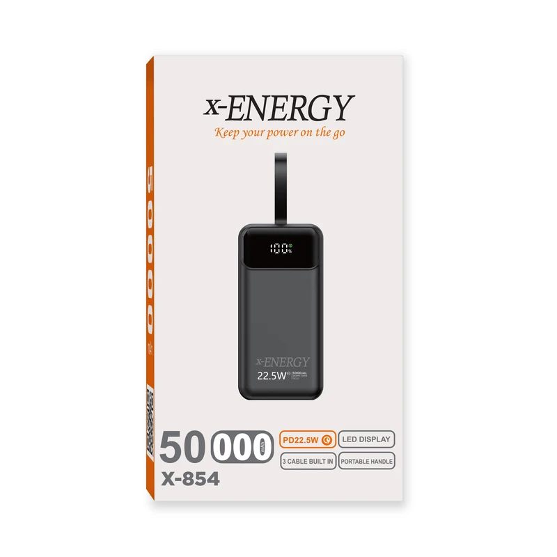پاوربانک ایکس انرژی X-ENERGY X-854 ظرفیت 50000 میلی آمپر (گارانتی شرکتی) - Image 3