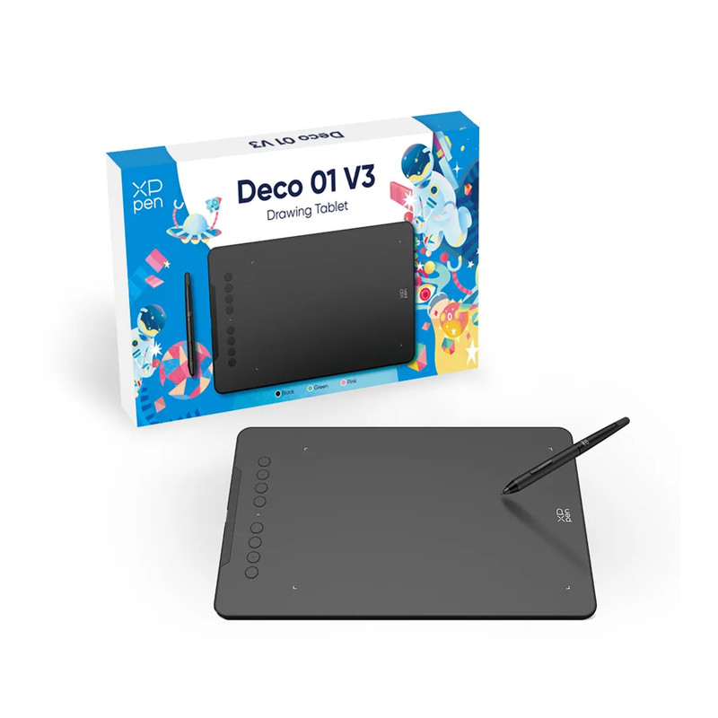 قلم نوری ایکس پی پن مدل XP-Pen Deco 01 V3 (۱۲ ماه گارانتی نمایندگی رسمی در ایران) - Image 2