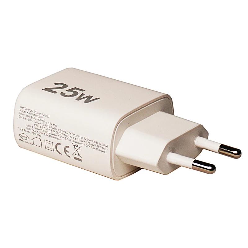 شارژر دیواری 25 وات K-NET K-WCUAUC25W - Image 2