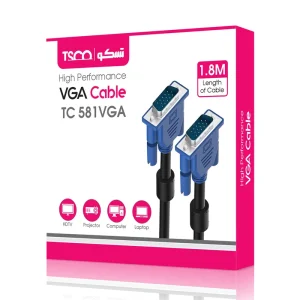 کابل VGA تسکو TESCO TC 581 به طول ۱.۸ متر