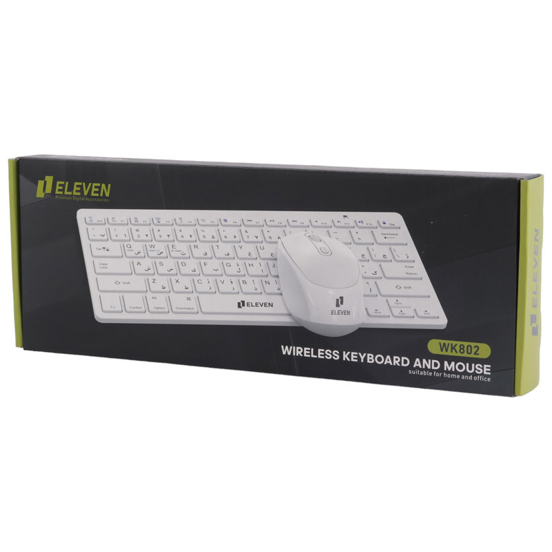 کیبورد و موس ELEVEN Wk802W - Image 2