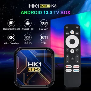 اندروید باکس HK1 K8s 4GB 64GB