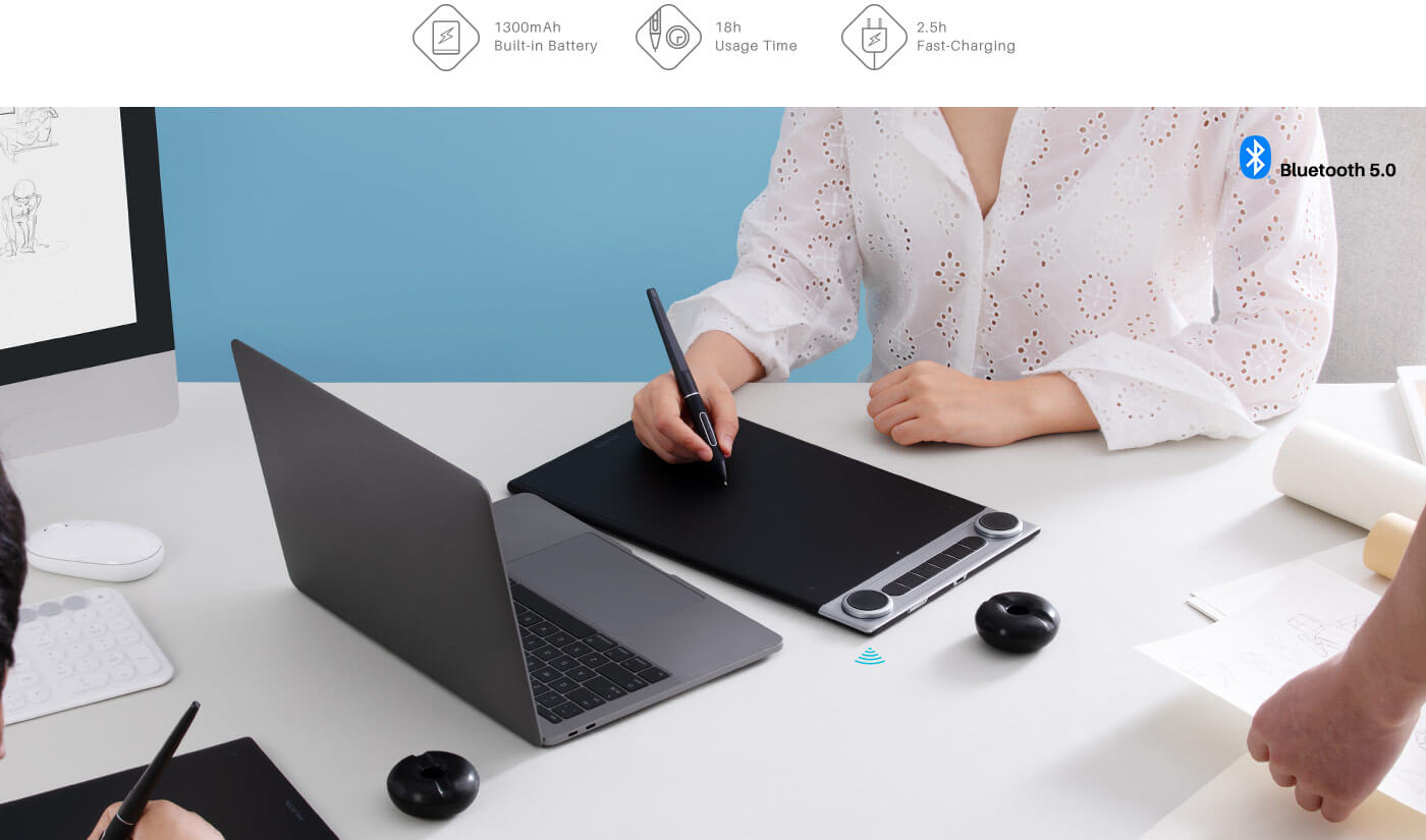 قلم نوری هویون HUION Q630M - Image 3