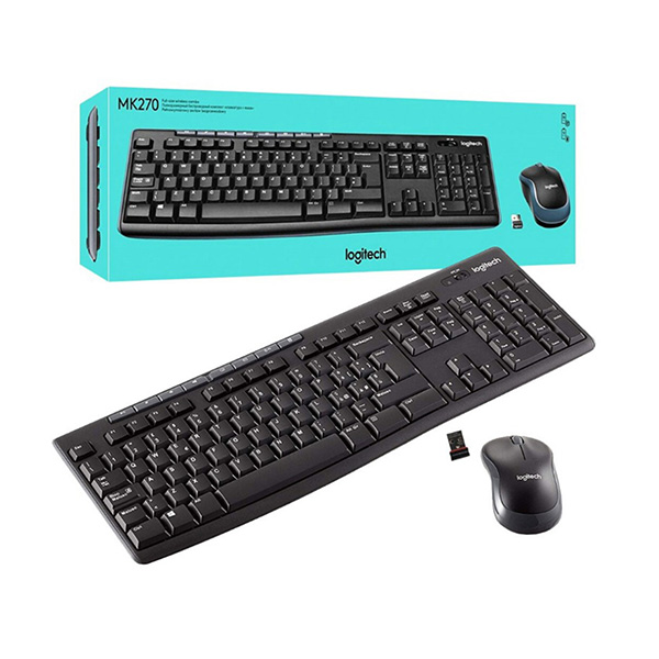 کیبورد و موس بیسیم لاجیتک LOGITECH Mk270 (گارانتی نیکان پاسارگارد) - Image 2