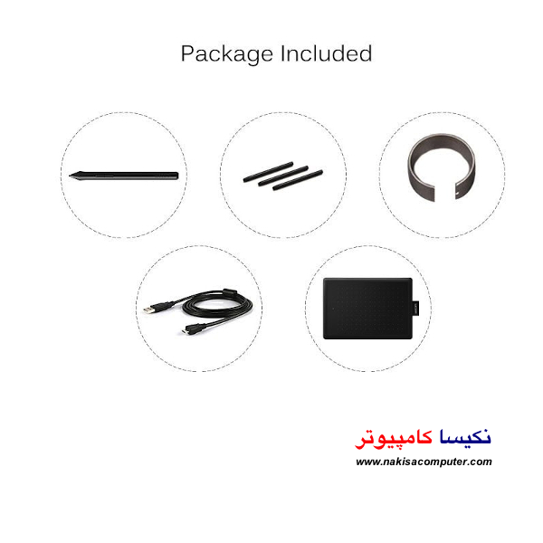 قلم نوری وکام مدل وان بای وکام متوسط One By WACOM Medium Ctl 672 (یکسال گارانتی شرکتی) - Image 4