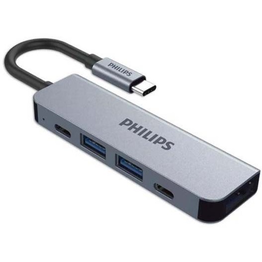 هاب 5 پورت Type C فیلیپس PHILIPS Swv6115 (گارانتی واسل)
