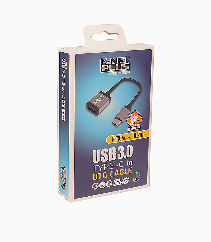 تبدیل OTG تایپ سی به USB 3.0 کی نت پلاس K-NET PLUS Kp-Cotg30Cm - Image 2